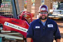 Employé de United Rentals