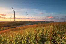 Image d’un héros de l’environnement – moulins à vent