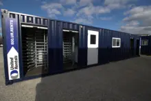 tourniquets intelligents sur un chantier