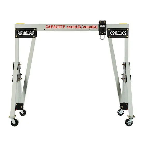 Grue à portique en aluminium, 2 tonnes, 3,8 m