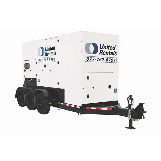 Groupe électrogène remorquable 250 kW blanc