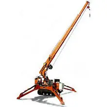 Grue sur mini-déambulateur