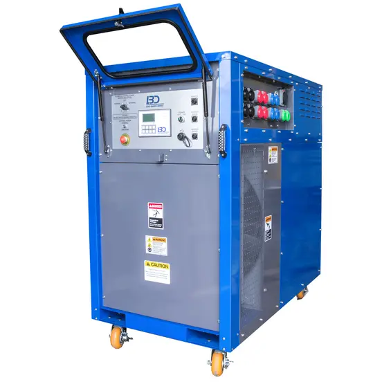 Banc d’essai résistif de 200 kW bleu