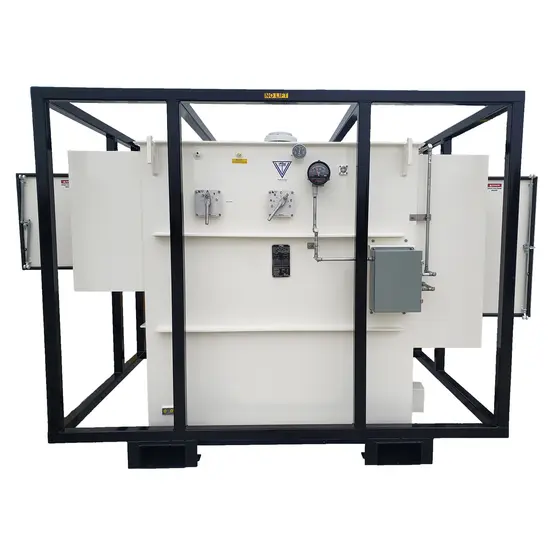 Transformateur abaisseur de 2 500 kVA Vantran blanc