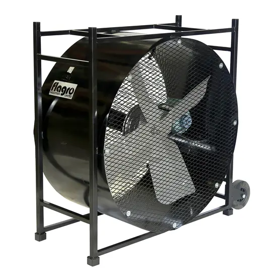 Ventilateur de circulation d’air Flagro noir, 122 cm