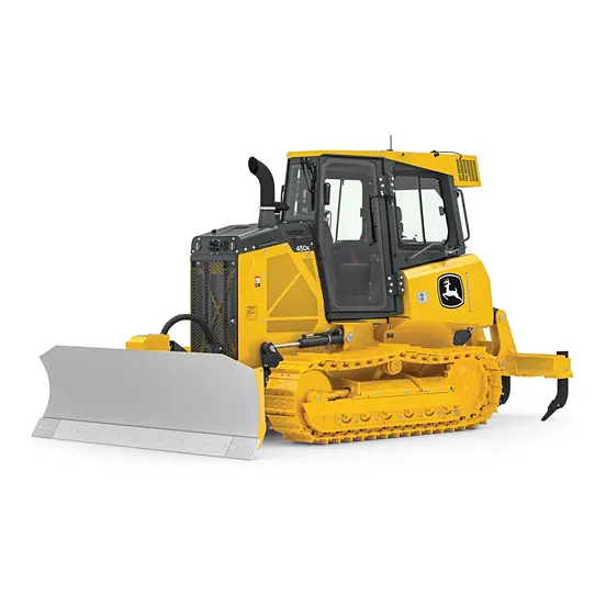 Bouteur John Deere jaune