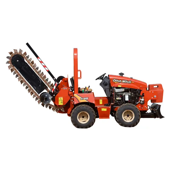 Trancheuse à siège Ditch Witch orange