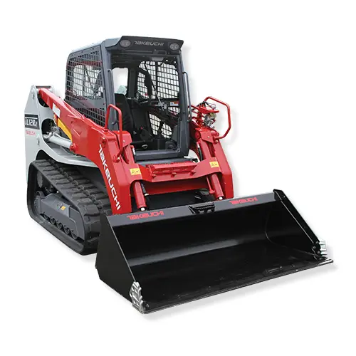 Chargeuse à chenilles compacte Takeuchi rouge