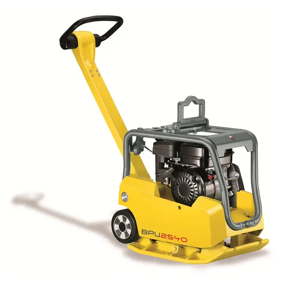 Compacteur à plaque vibrante réversible Wacker-Neuson jaune