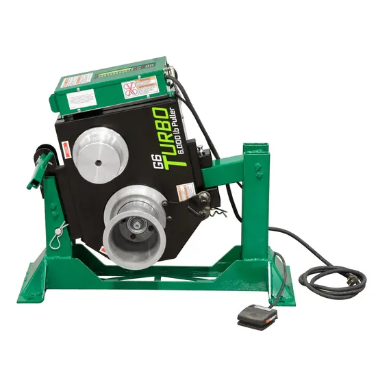 Tire-câble GREENLINE vert, noir et argent, 2 948 kg, électrique