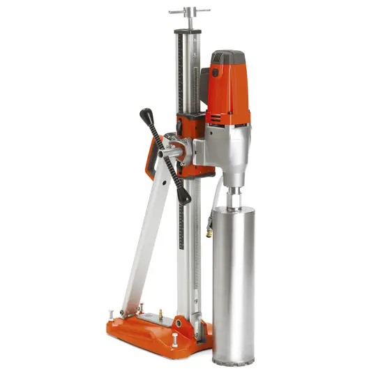 Carotteuse pour béton HUSQVARNA, orange et argentée, 13-15 A, électrique