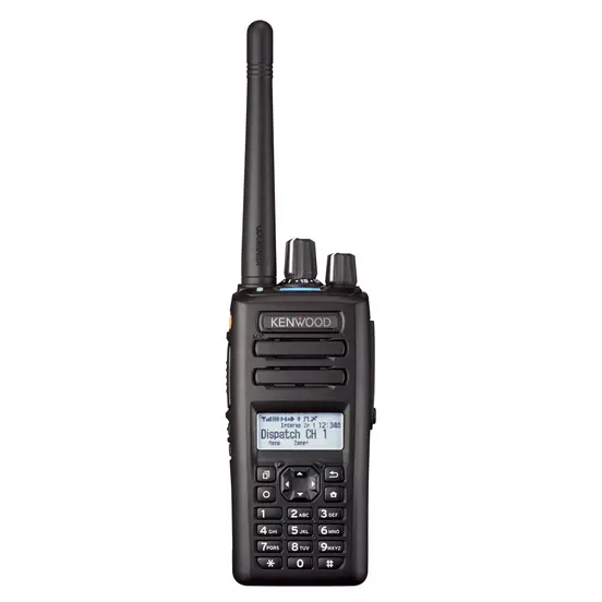 Radio émetteur-récepteur KENWOOD noire, numérique, antidéflagrante, UHF, 450 MHz