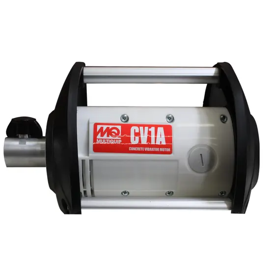 Vibrateur à béton MULTIQUIP blanc et noir, 1 ch, électrique