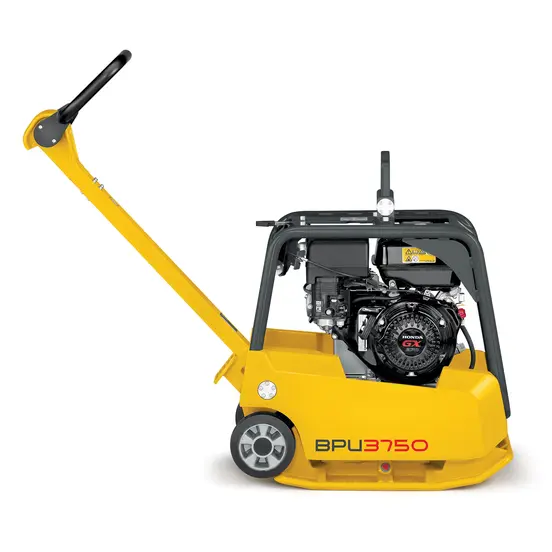 Compacteur à plaque vibrante réversible Wacker-Neuson jaune
