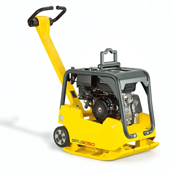 Compacteur à plaque vibrante réversible Wacker-Neuson jaune