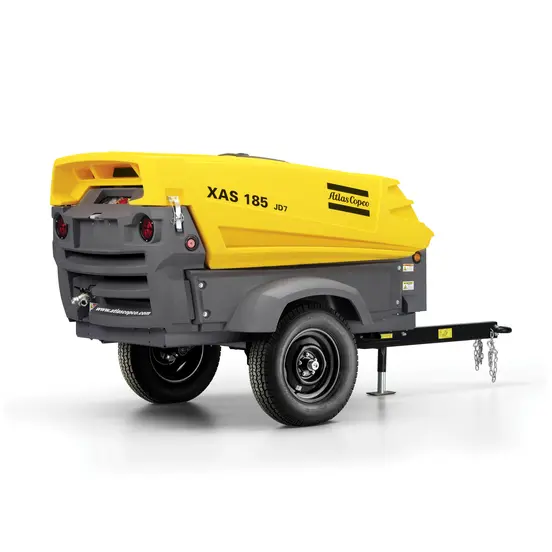Compresseur à air Atlas Copco jaune