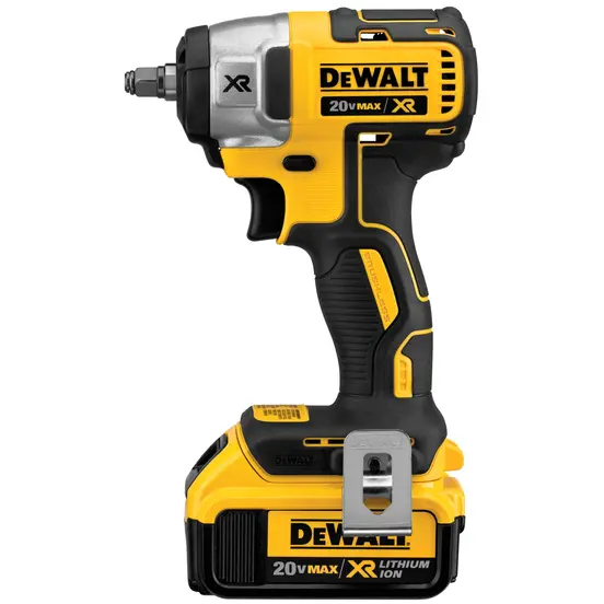Clé à chocs DEWALT jaune, noire et grise, 0,9 cm, sans fil, électrique