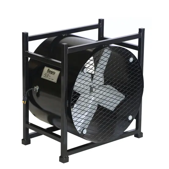 Souffleuse portative FLAGRO noire, 51 cm ventilateur axial, 115 à  230 V, électrique