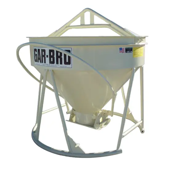 Benne à béton Garbro beige, 1,5 m³