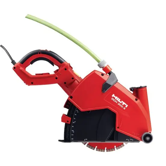 Ébouteuse à béton HILTI rouge et noire, 30,5 cm, électrique