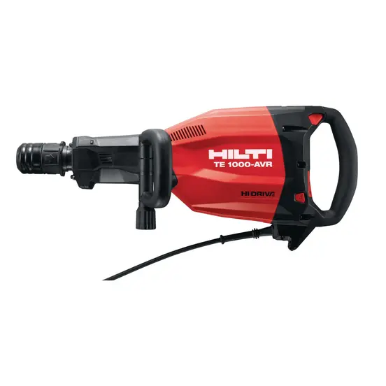 Marteau de démolition HILTI rouge et noir, 12,2 kg à 15,4 kg, électrique
