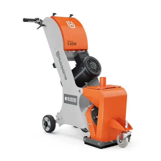 Grenailleuse à conducteur accompagnant Husqvarna orange, électrique