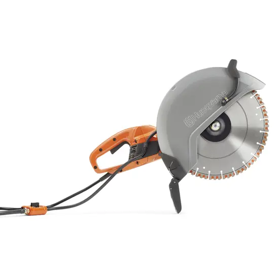 Ébouteuse à béton Husqvarna orange, 22,8 cm, électrique