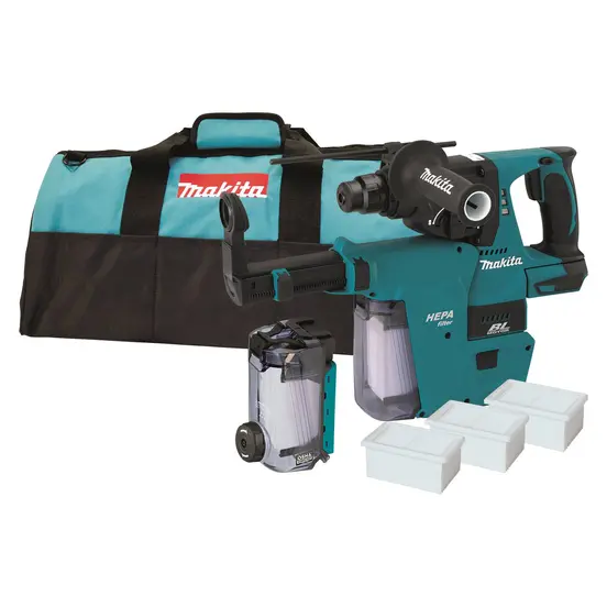 Marteau rotatif électrique avec perceuse MAKITA vert et noir, sans fil, SDS, électrique