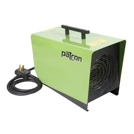 Radiateur PATRON vert, 240 V, électrique