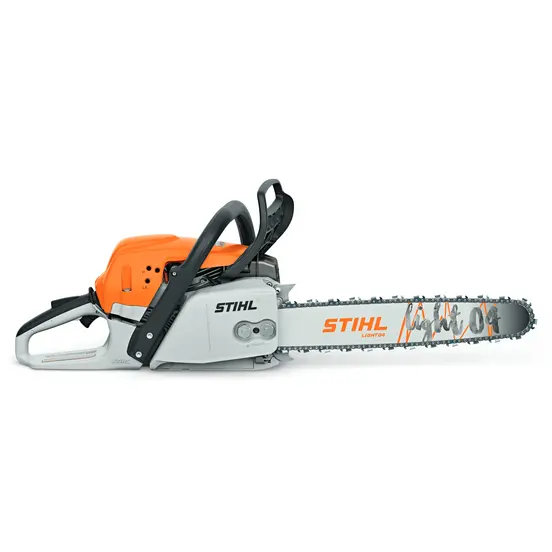 Scie à chaîne STIHL orange, grise et noire, 51 cm, essence