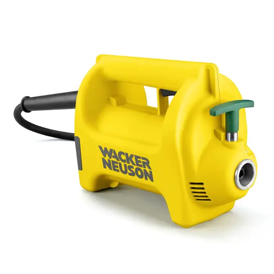 Vibrateur à béton WACKER jaune et noir, 1 à 2 ch, électrique