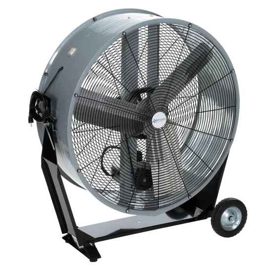 Ventilateur de circulation d’air AIRMASTER gris et noir, 91 cm