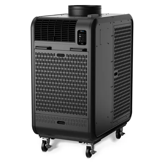 Climatiseur portatif DENSO noir de 5 tonnes, 60 000 BTU, 208 V, électrique