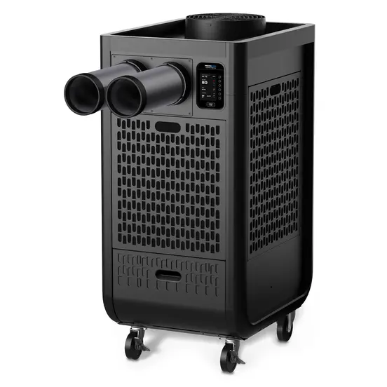 Climatiseur portatif DENSO noir de 1 tonne, 13 200 BTU, 115 V, électrique