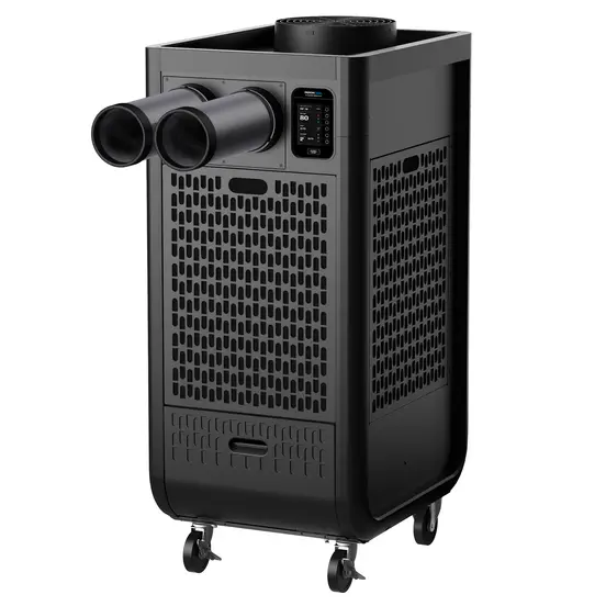 Climatiseur portatif DENSO noir, 1,5 tonne de chaleur, 18 000 BTU, 115 V
