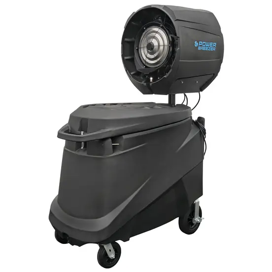 Ventilateur de refroidissement Power Breezer noir, électrique