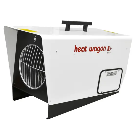 Radiateur HEATWAGON blanc et noir, 65 000 BTU, 240 V/monophasé, électrique