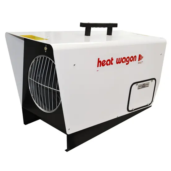 Radiateur HEATWAGON blanc et noir, 65 000 BTU, 240 V/triphasé, électrique