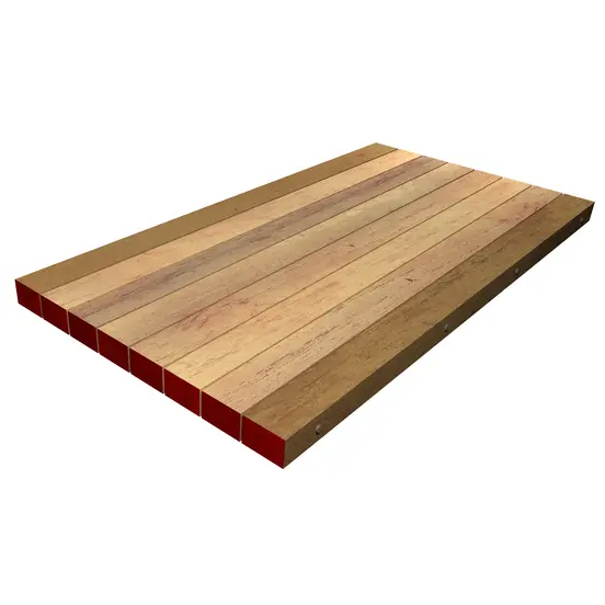 Tapis en bois pour travaux légers Yak brun