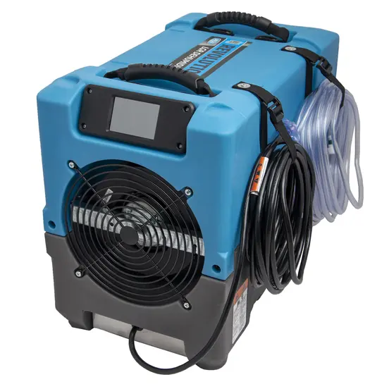 Déshumidificateur électrique Dri-Eaz bleu et noir