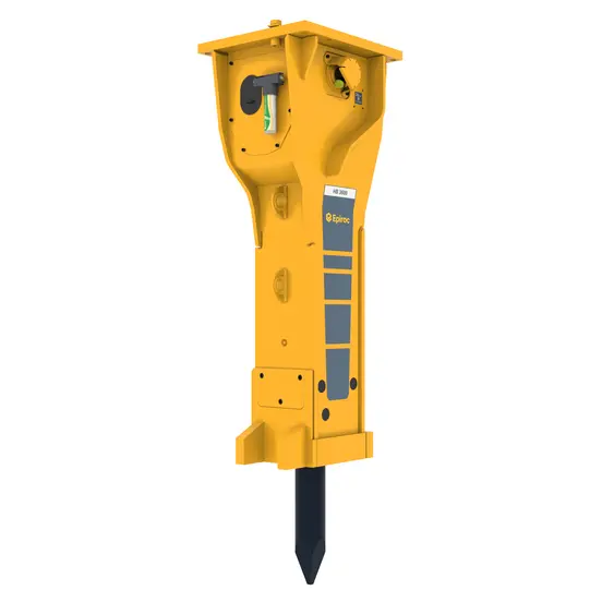 Casseur hydraulique pour excavatrice Epiroc jaune