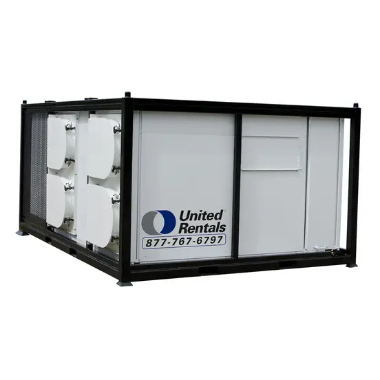 White and black GENERIC 30-Ton Industrial Air Conditioner With Heat, 460/480V