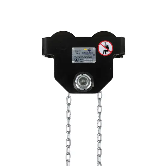 Black AMH Beam Trolley, 10 Ton